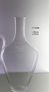 CRISTAL JARRON H:50CM Ø:30