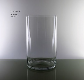 CRISTAL CILINDRO H:30CM Ø:18CM