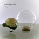 CRISTAL CUPULA H:12,5 Ø:6CM