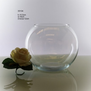 CRISTAL BOLA H:15,5CM Ø:9