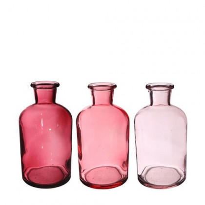 BOTELLA RIGA ROSA MIX Ø:7-12CM