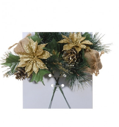 PICK DE NOEL 20CM OR