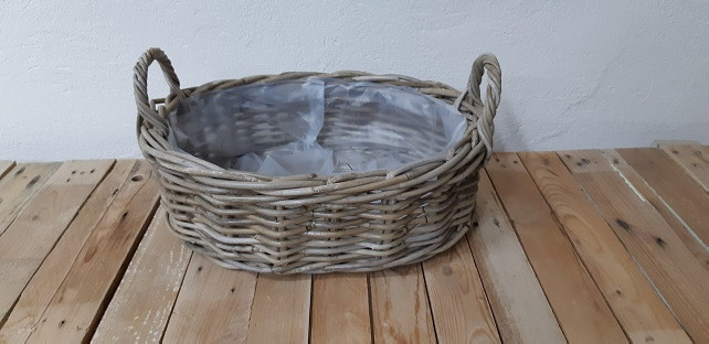 MIMBRE BASKET OVAL NATURAL L41W31H14