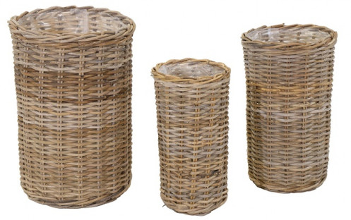 MIMBRE EVI CILINDER 27Ø45H NATURAL