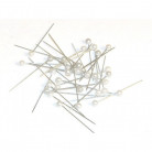 ALFILER PERLA 4MM X 40MM BLANCA (144 UNIDADES)