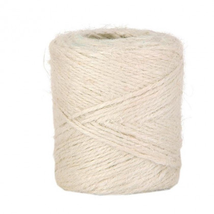 CINTA YUTE 2MM 100GR. WHITE