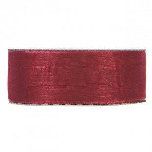 CINTA ORGANZA MM40X50MT BORDEAUX