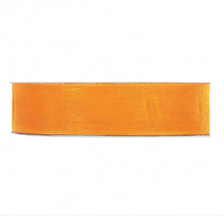 CINTA ORGANZA MM25X50MT NARANJA