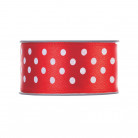 CINTA RASO TOPITOS 40MM X 20M RED