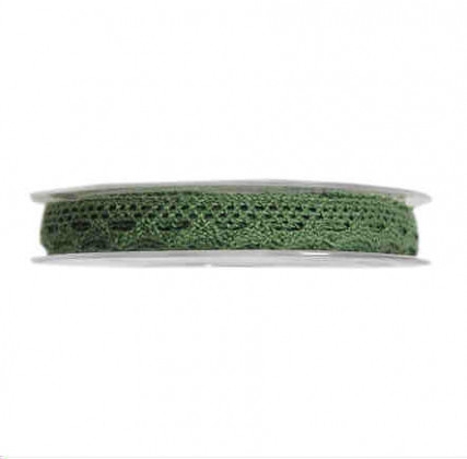 CINTA MERLETTO MM10X10MT DARK GREEN