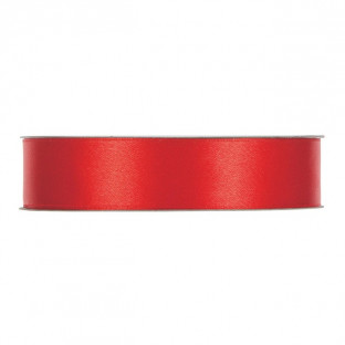 CINTA RASO SINGLE FACE MM25X50MT RED
