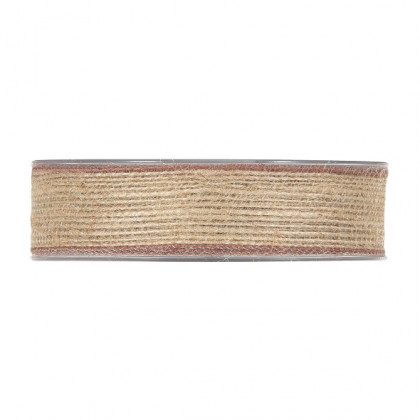 CINTA NASTRO YUTE COLOR 25MMX12MT BROWN
