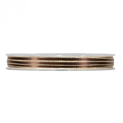 CINTA SATIN METAL 3MMX50MT MARRON