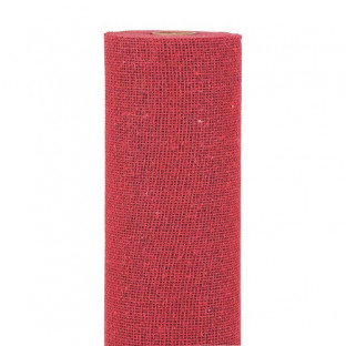 BOBINA RED ALGODON 48CMX9MT ROJO