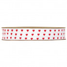 CINTA CORAZONES 6MMX25MT ROJO BLANCO