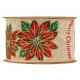 CINTA POINSETTIA 63MMX10MT NATURAL