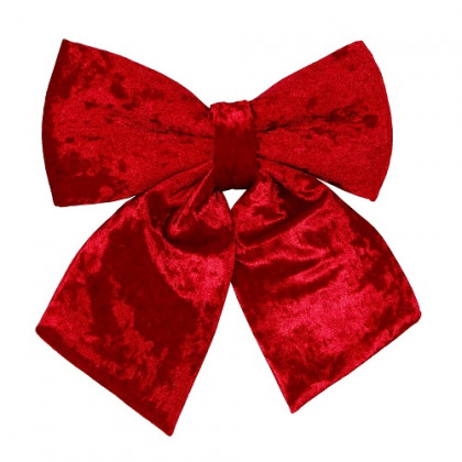 LAZO TERCIOPELO 23CM X 29H ROJO