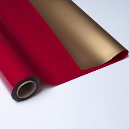 BOBINA OPACO 70CMX50M ROJO/ORO