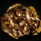 CINTA MET 10MMX100M. MARRON/ORO