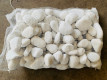 PIEDRA CANTO RODADO GRANDE 40MM-60MM BLANCO SACO 20KG