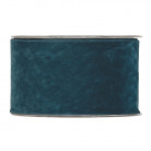CINTA DOUBLE VELVET 63MMX7MT AZUL