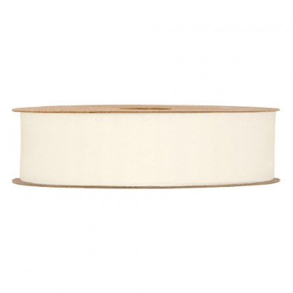 CINTA ORGANZA MATE MM25X20MT CREMA SUAVE