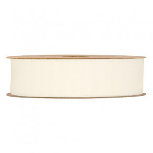 CINTA ORGANZA MATE MM25X20MT CREMA SUAVE