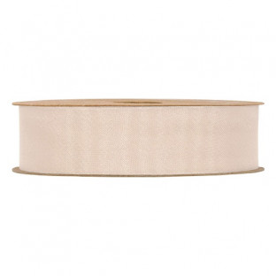 CINTA ORGANZA MATE MM25X20MT NATURAL