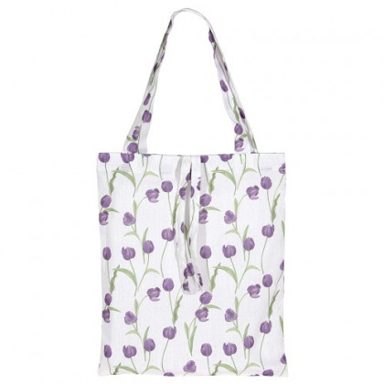 BAG FLORES TULIPAN LILA 38CM45H