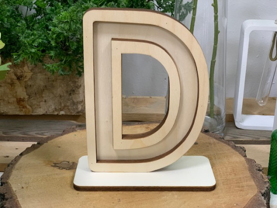 LETRA MADERA D