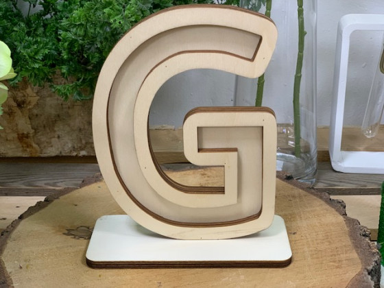 LETRA MADERA G