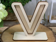 LETRA MADERA V