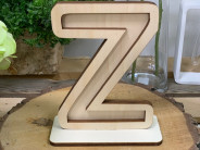 LETRA MADERA Z