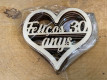 CORAZONES MADERA "FELIÇOS 30 ANYS" PAQ X 10UNI