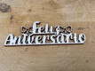 LETRA MADERA "FELIZ ANIVERSARIO" LAZOS PAQ X 12UNI
