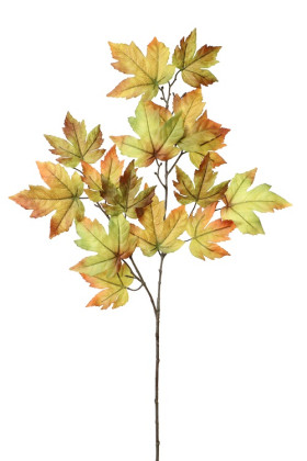 HOJA ARCE 90CM MARRÓN/VERDE/AMARILLO