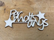 LETRA MADERA "X MOLTS ANYS" ESTRELLA PAQ X 12UNI