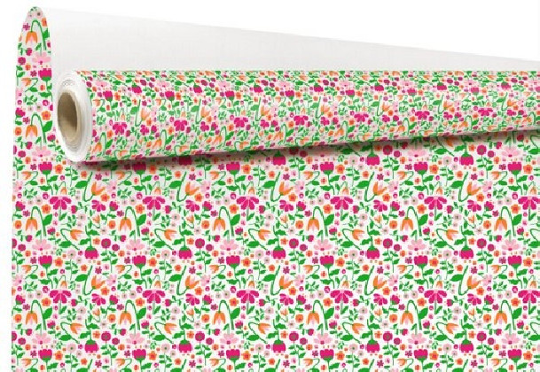 PAPEL WATER RESISTENT LEONA 79CMX40M COMB. FLORES