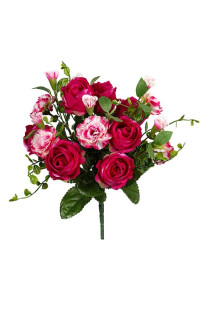 RAMO ROSA/CLAVEL 33 CM FUCSIA