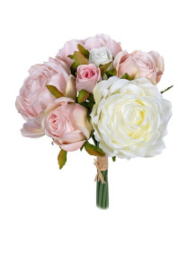 RAMO ROSAS 26 CM ROSA
