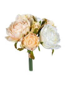RAMO ROSAS 26 CM SALMON