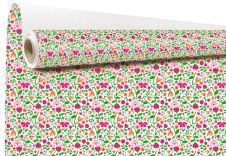 PAPEL WATER RESISTENT LEONA 79CMX40M COMB. FLORES