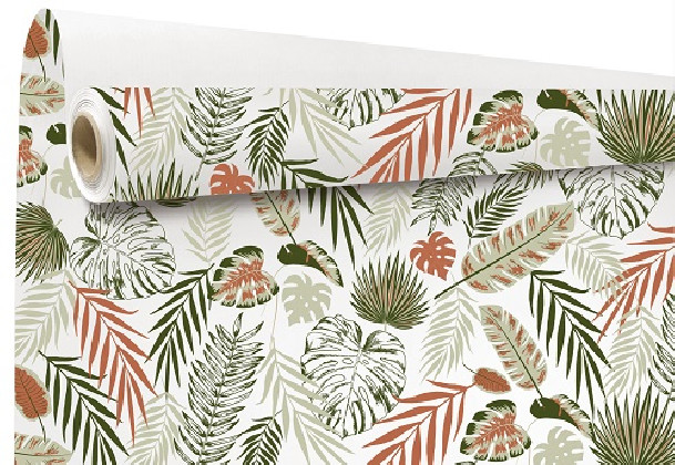 BOBINA PAPEL TROPICAL 69CMX50M VERDE COMB.