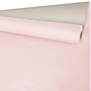 BOBINA PAPEL AFFSET 79CMX50M ROSA/GRIS