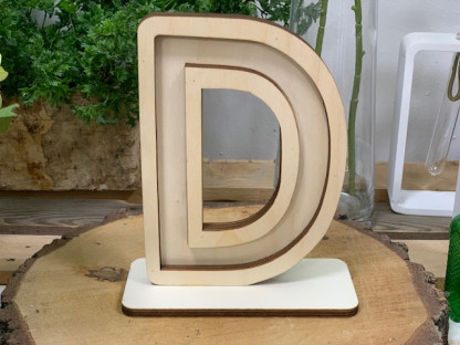 LETRA MADERA D