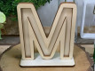 LETRA MADERA M