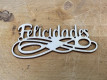 LETRA MADERA "FELICIDADES" INFINITO PAQ X 12UNI
