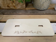 BASE MADERA PARA DOS NÚMEROS