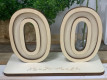 NÚMERO 0 PARA BASE MADERA