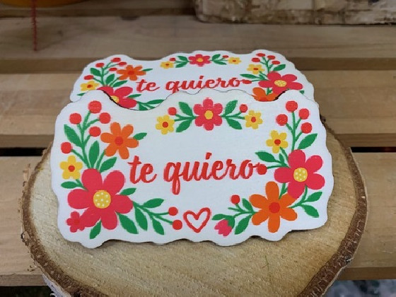 TE QUIERO COLOR FLOWER X 10 UNI